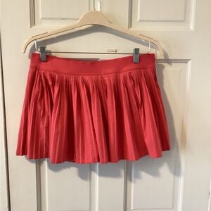 Lululemon Athletica Coral Pleated Skirt